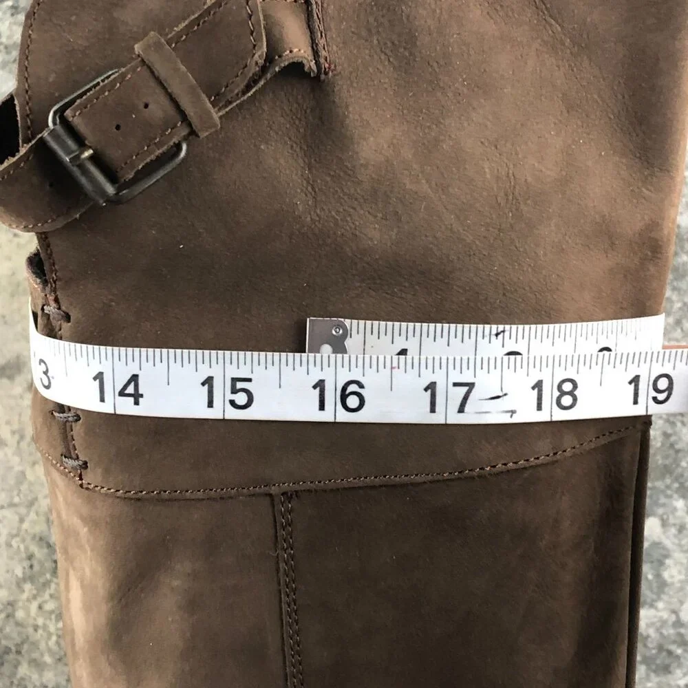 DV Dolce Vita Women's Size 6 Brown Leather Over The Knee OTK Tall Boots